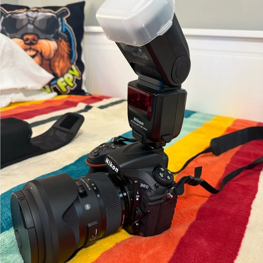 Nikon Black Digital Camera with Advanced Features and Textured Grip